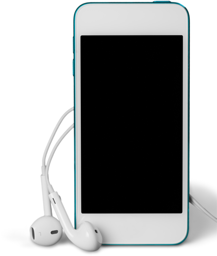 Smartphone with Earphones