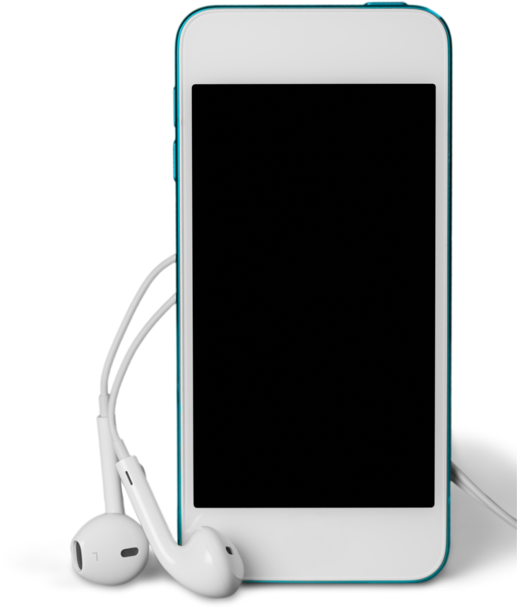 Smartphone with Earphones
